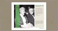 Desktop Screenshot of marthaellentyefoundation.org
